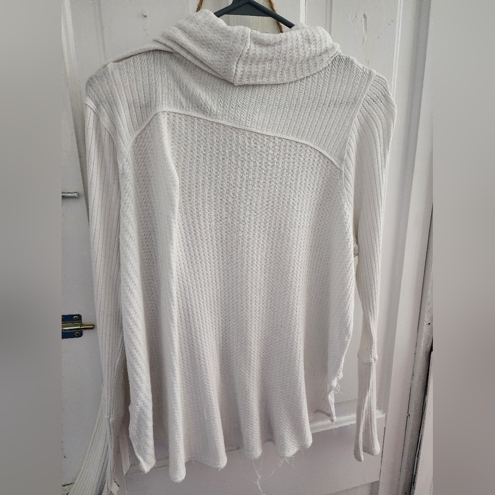 👸 Free People We the People collection thermal cowl neck tunic set of 2 size S - Picture 4 of 16